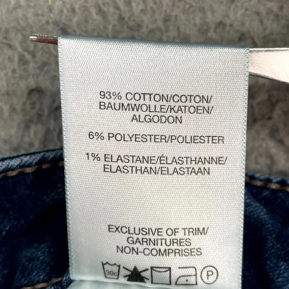 Silver Jeans Suki Slim Bootcut Womens 29x30 Blue Whisker Denim Skate Streetwear